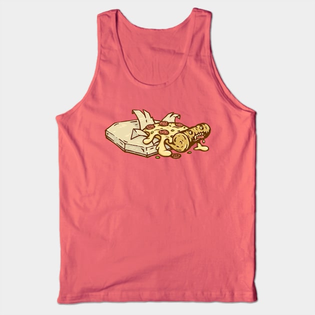 PIZZA MONSTER Tank Top by gotoup